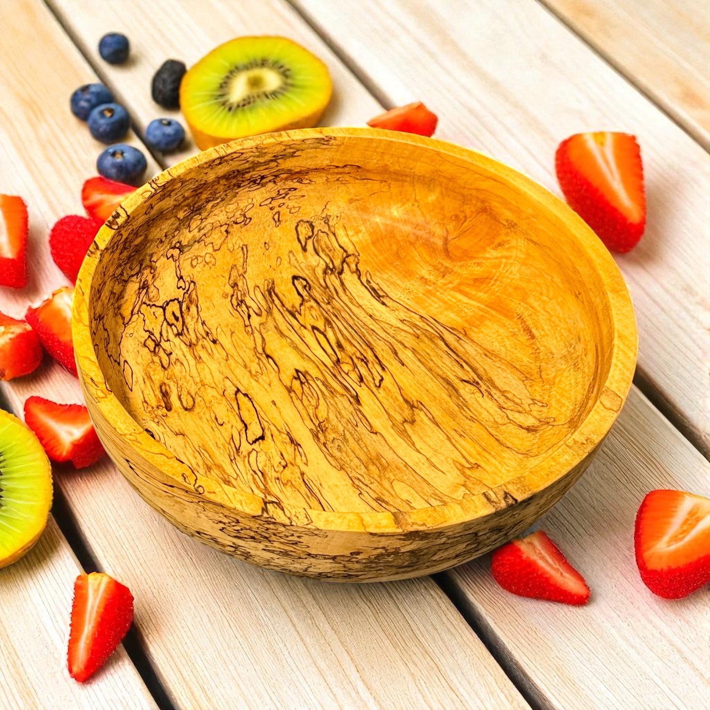 Spalted Maple Fruit Bowl