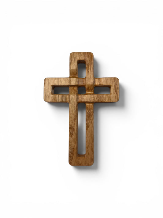 Woven Cross (Cherry)