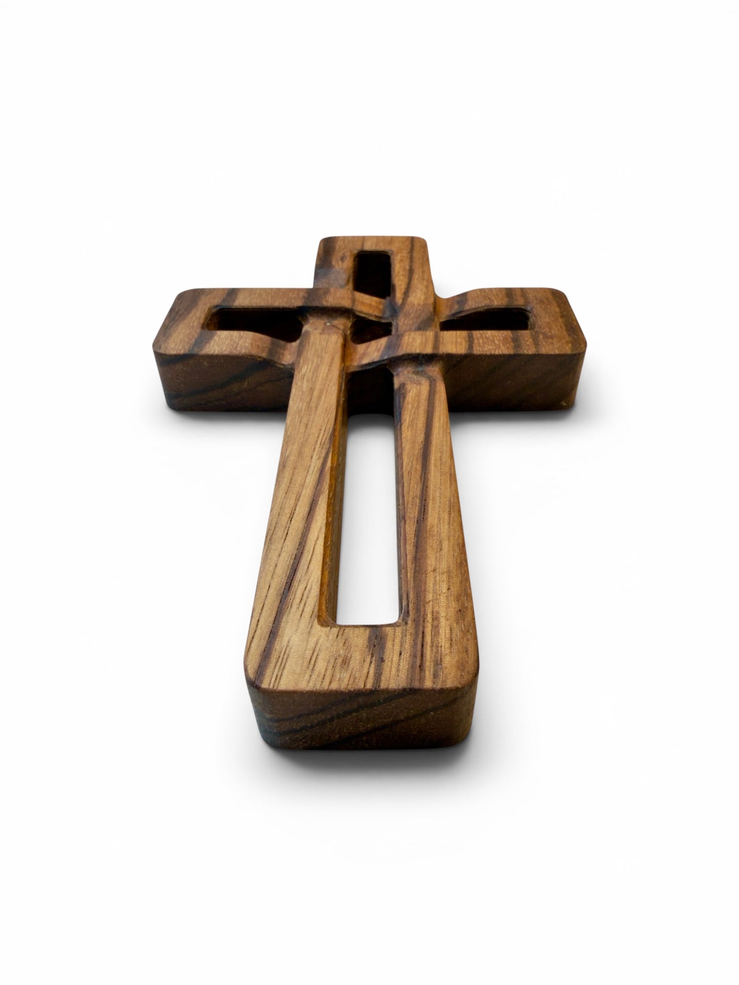 Woven Cross (Zebrawood)
